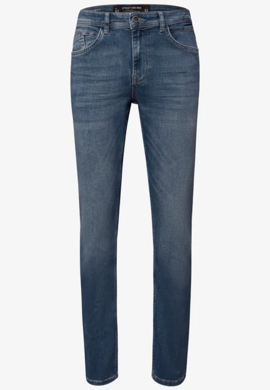 Jeans Regular Fit soft greencast random wash