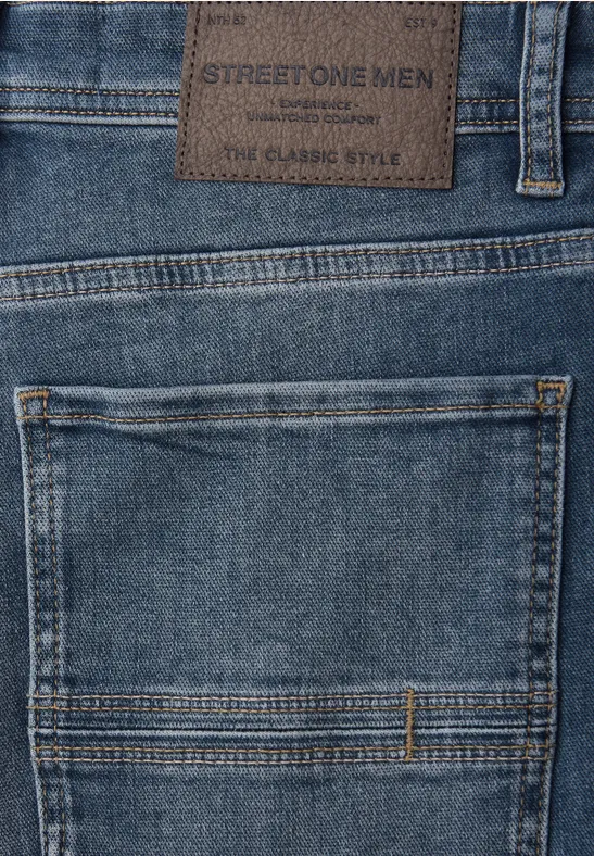 Jeans Regular Fit soft greencast random wash