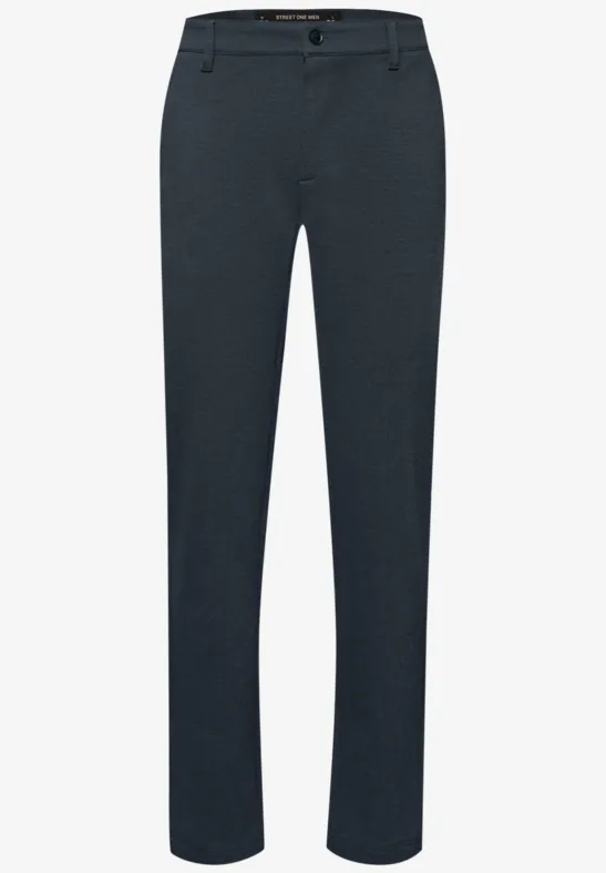 Jersey chino dark ink blue