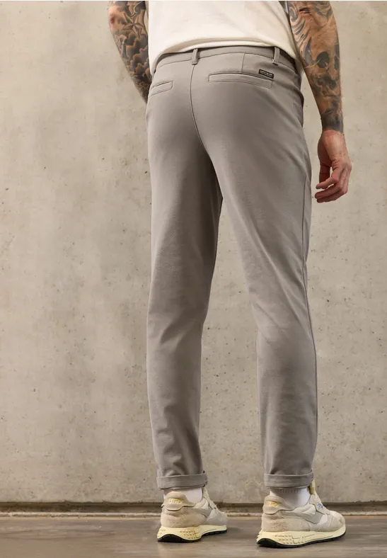 Jersey chino warm sand