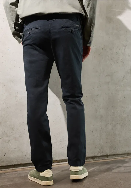 Chino mit Stretchbund dark ink blue
