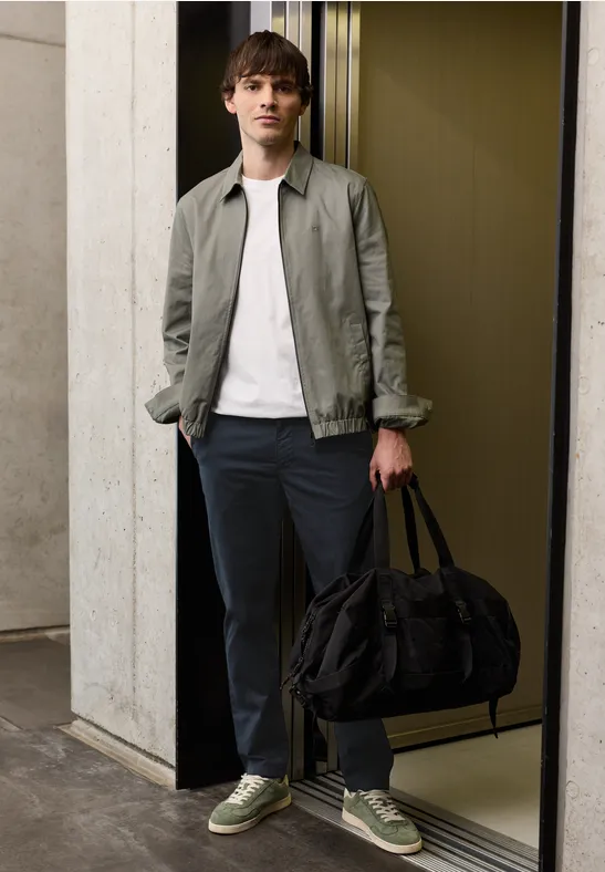 Chino mit Stretchbund dark ink blue