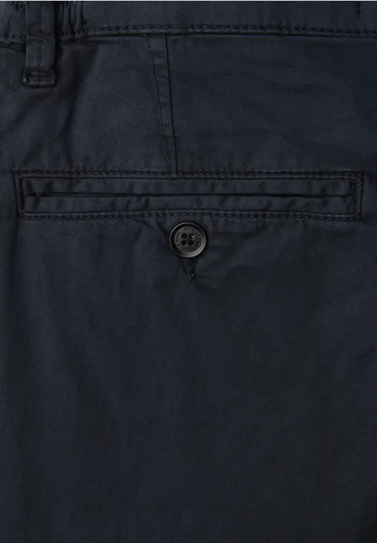Chino mit Stretchbund dark ink blue