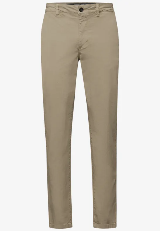 Chino avec ceinture stretch warm sand