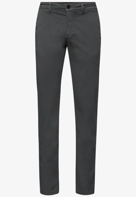 Chino avec ceinture stretch industrial grey