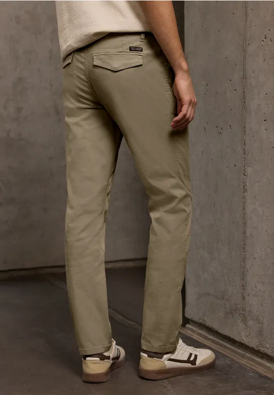 Chino ze strukturą warm sand