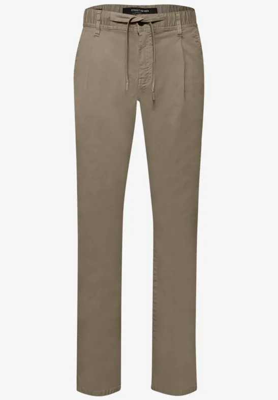 Chino ze strukturą warm sand