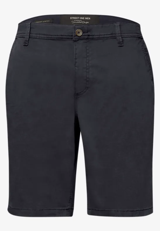 Chino Shorts im Regular Fit mit Taschen dark ink blue