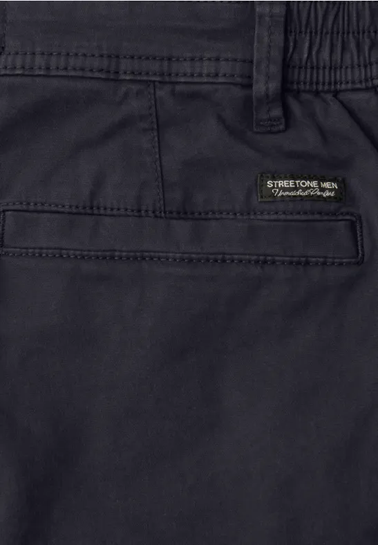 Chino Shorts im Regular Fit mit Taschen dark ink blue