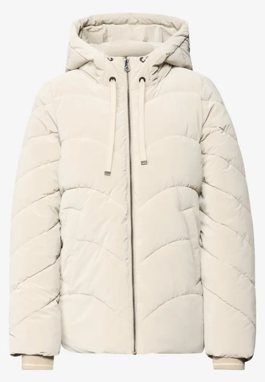 Jacke mit Wellen-Steppung Lunar Stone