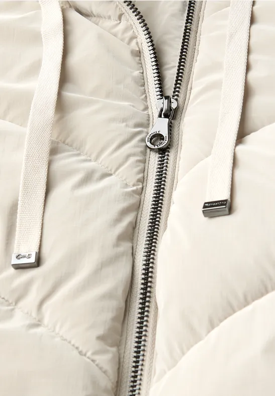 Jacke mit Wellen-Steppung Lunar Stone