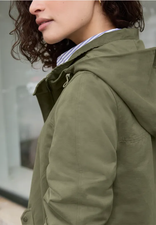 Hoodie Parka Lichen Green