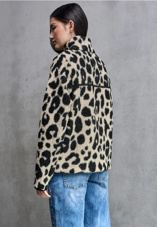 Leo Teddy-Jacke morn beige