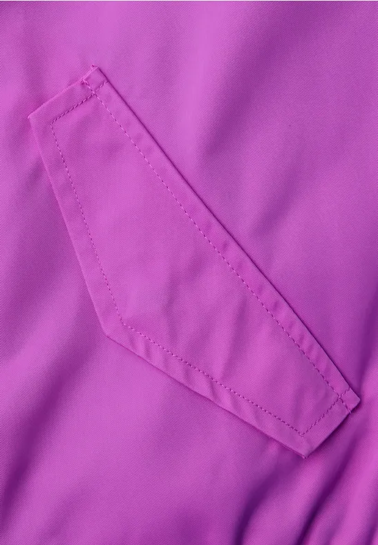 Blouson mit Collegedetails floral pink