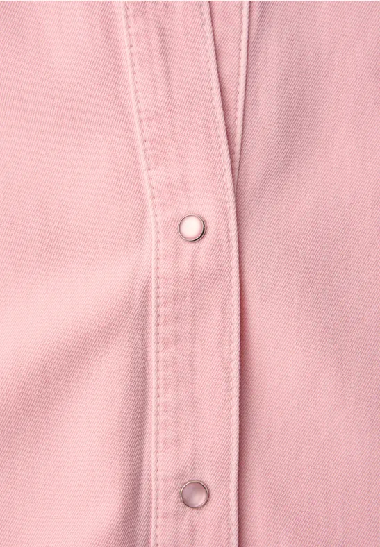 Jeans Overshirt pink washed