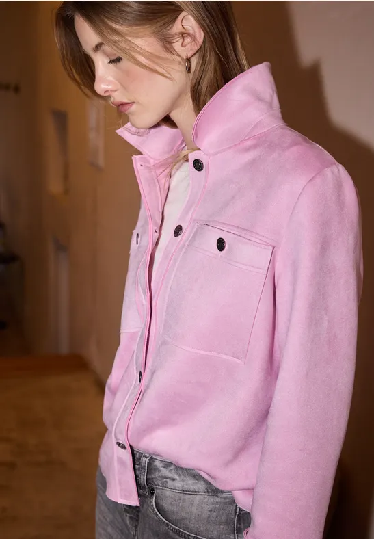 Overshirt tulip pink