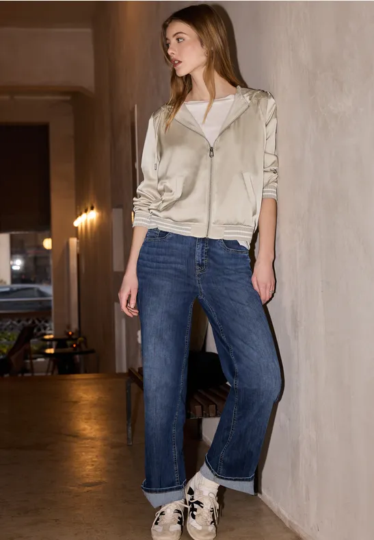 Hoodie blouson stone sand