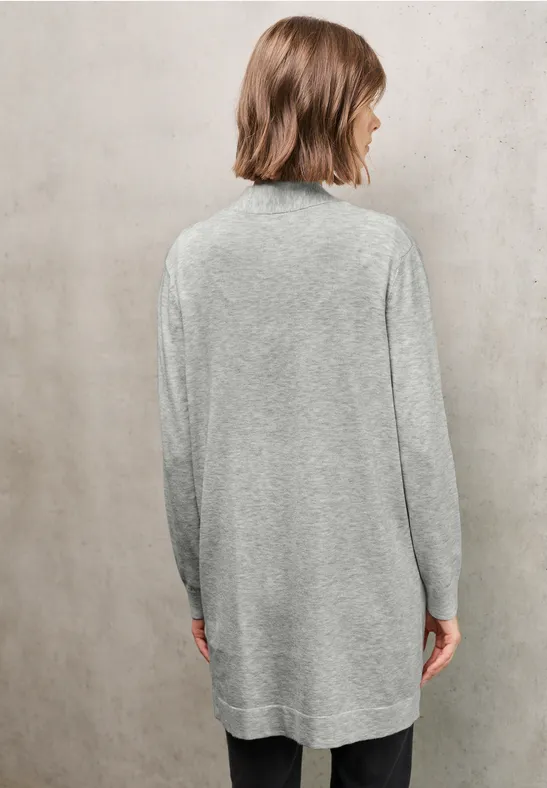 Offener Cardigan heather grey mel.