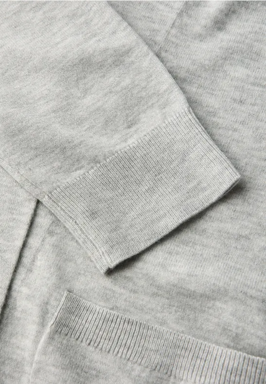 Offener Cardigan heather grey mel.