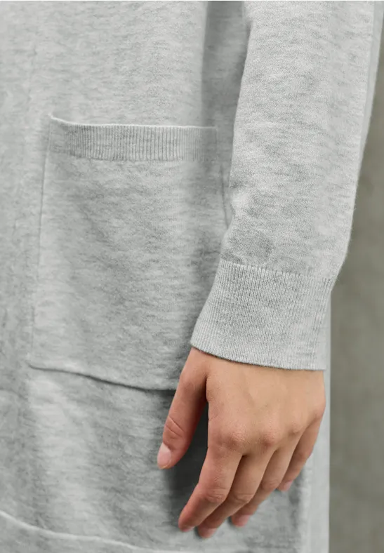 Offener Cardigan heather grey mel.