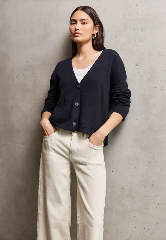 Cosy Basis Vest ink blue night