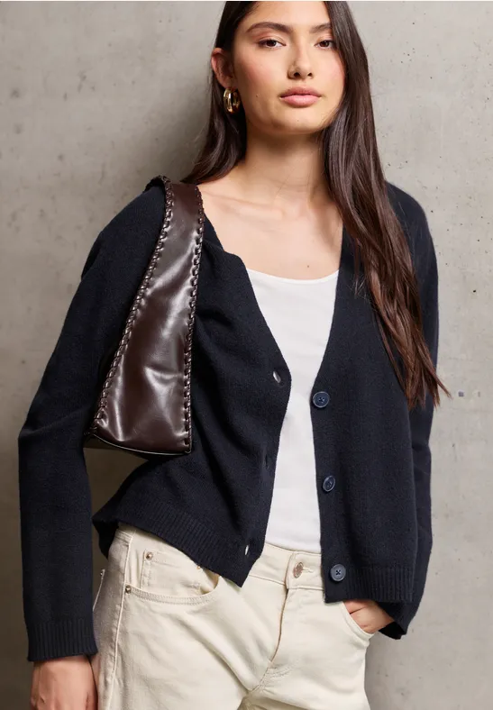 Cosy Basis Vest ink blue night