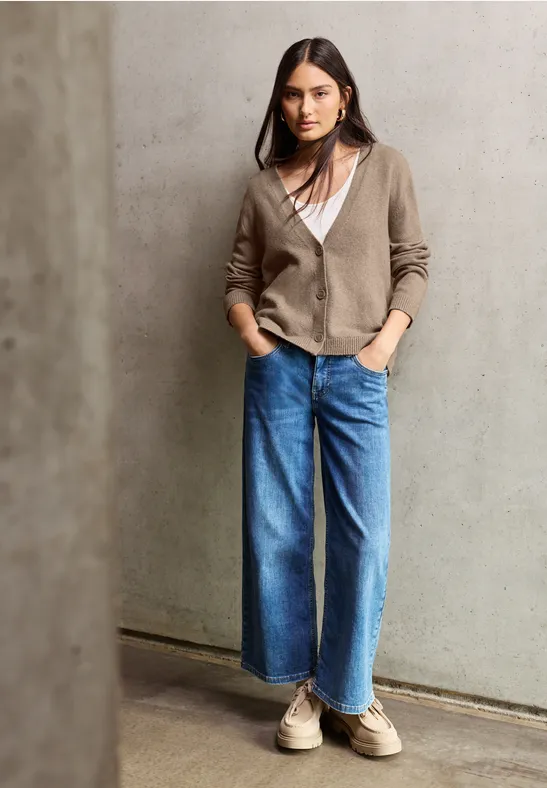 Cosy Basic Cardigan sandstone beige mel.