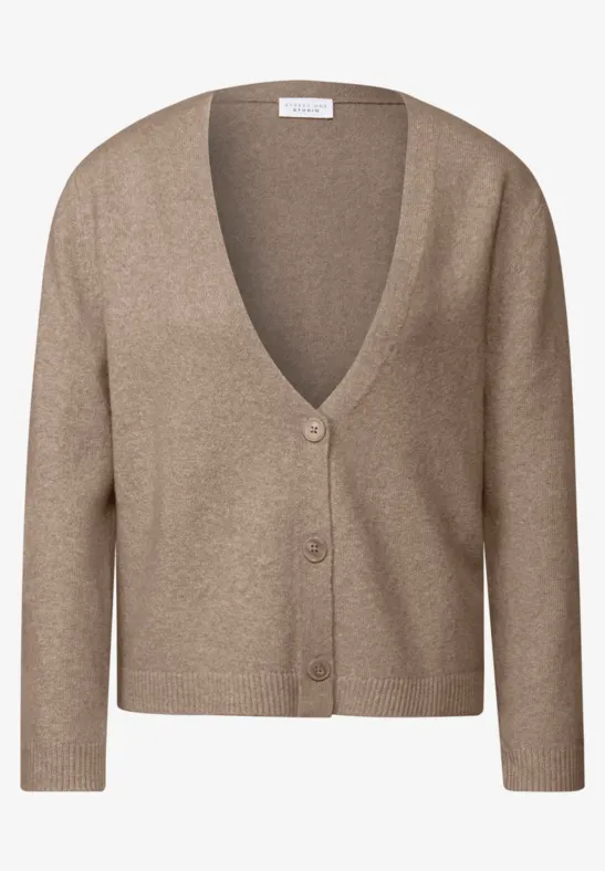 Cosy Basic Cardigan sandstone beige mel.