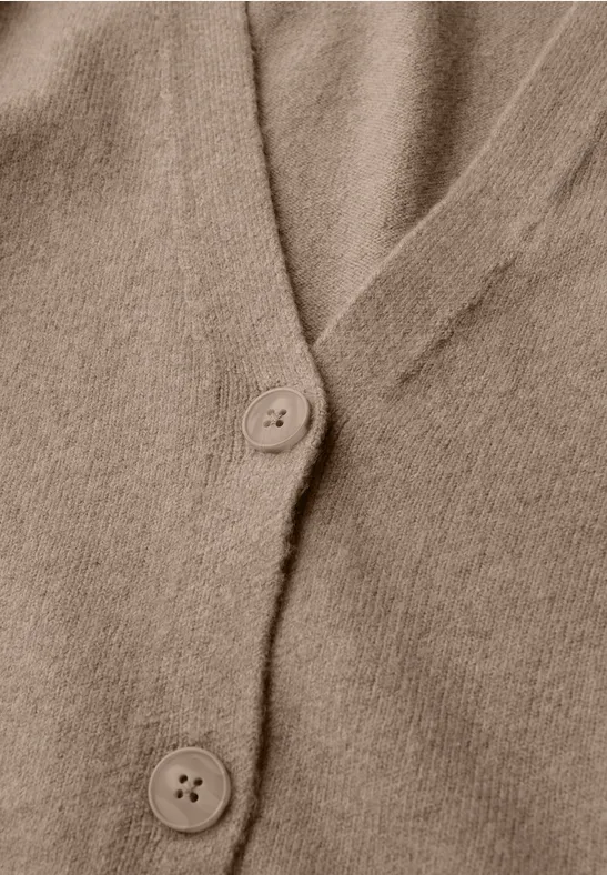 Cosy Basic Cardigan sandstone beige mel.