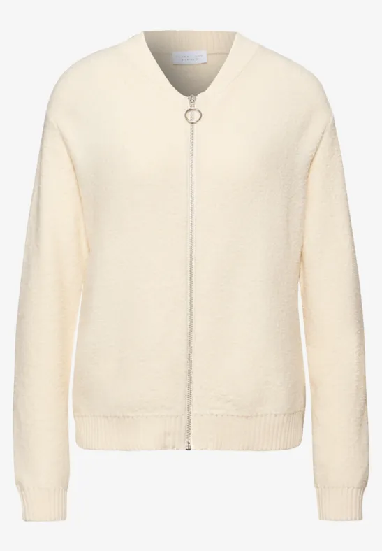 Cosy Bouclé Cardigan soft beige