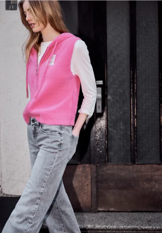 Weiche Weste blazing berry mel.