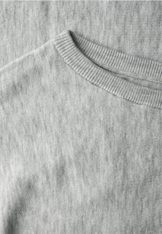 Dolman trui heather grey mel.