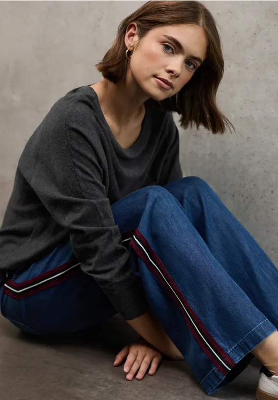 Dolman Pullover industrial grey mel.