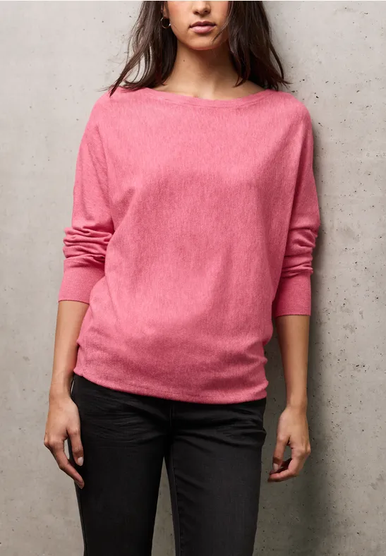 Dolman trui candy pink mel.