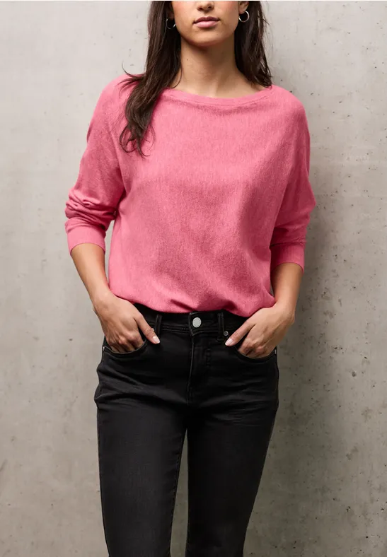 Dolman trui candy pink mel.