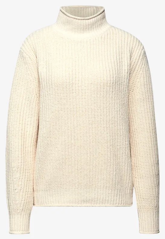 Turtleneck Pullover soft beige
