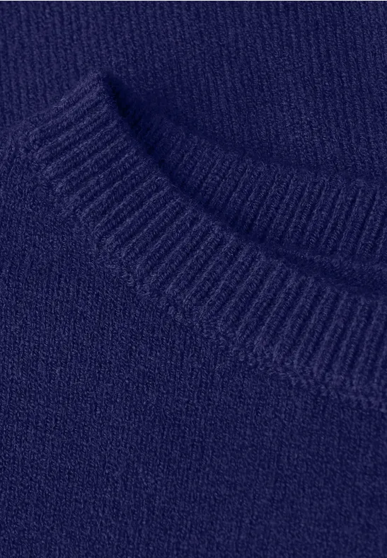 Pull à col rond zenith blue