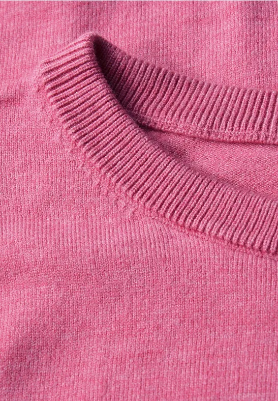 Pullover mit Puff-Ärmeln candy pink mel.