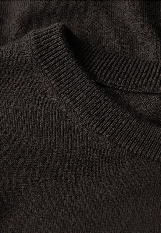 Pullover mit Puff-Ärmeln dark auburn brown