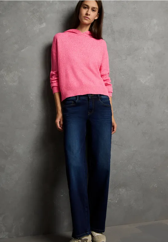 Pullover mit Kapuze candy pink mel.