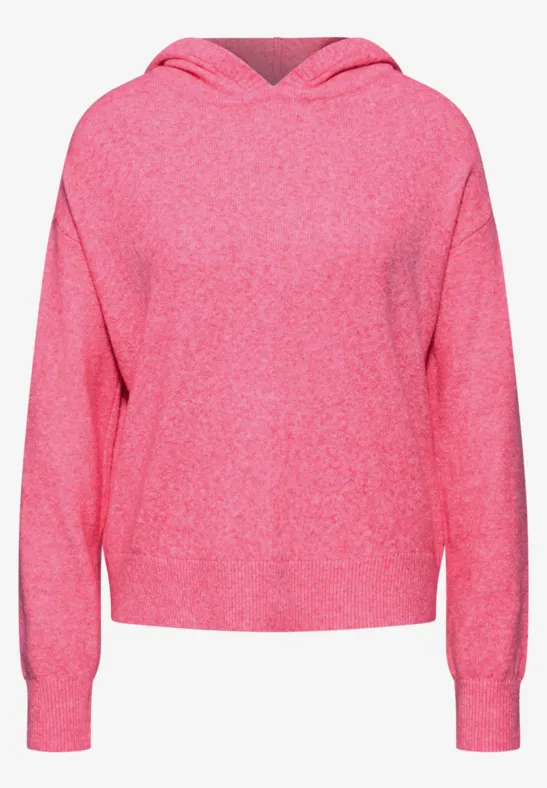 Pullover mit Kapuze candy pink mel.