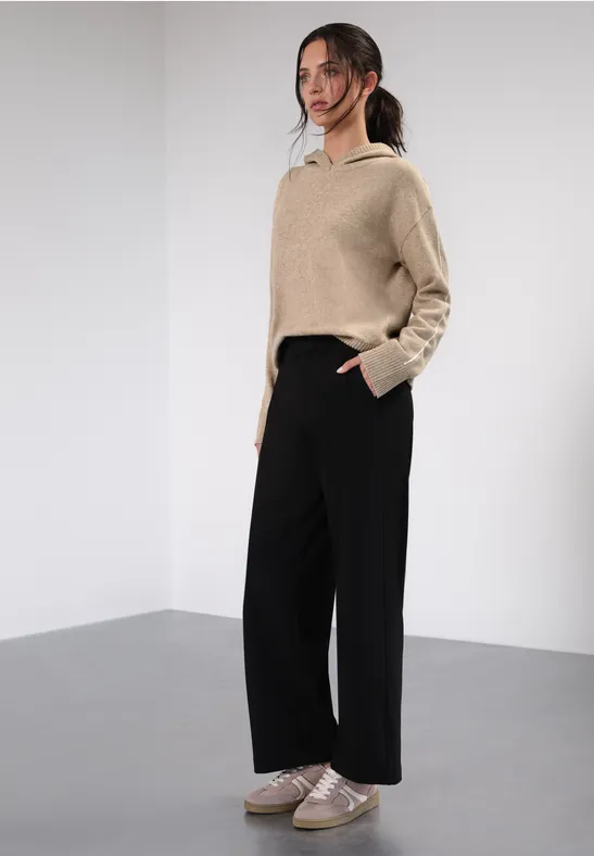 Pullover mit Kapuze sandstone beige mel.