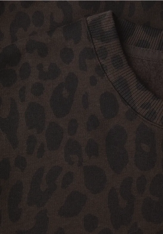 Loose Fit Leo Pullover dark auburn brown