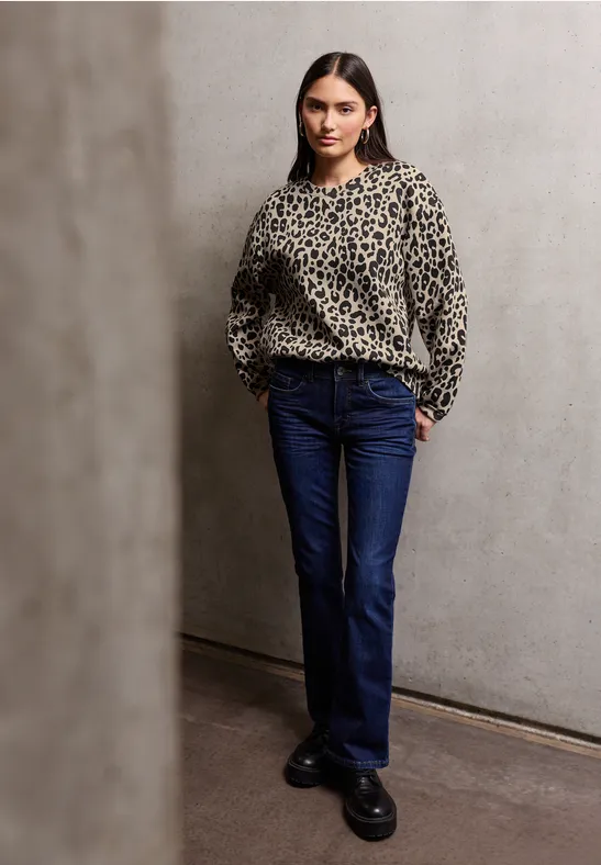 Trui met Loose Fit print null