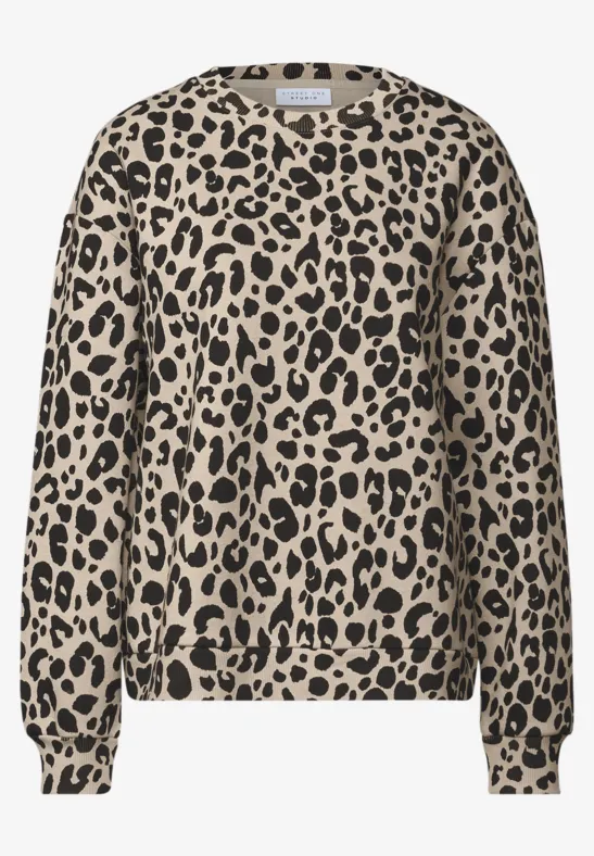 Trui met Loose Fit print null