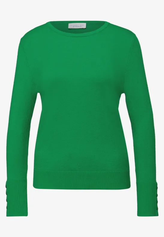 Pull en maille bold green