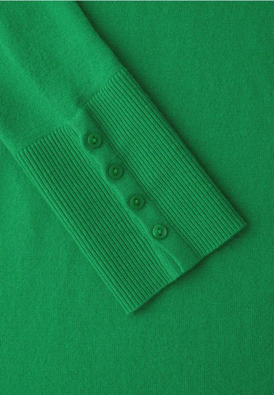 Pull en maille bold green