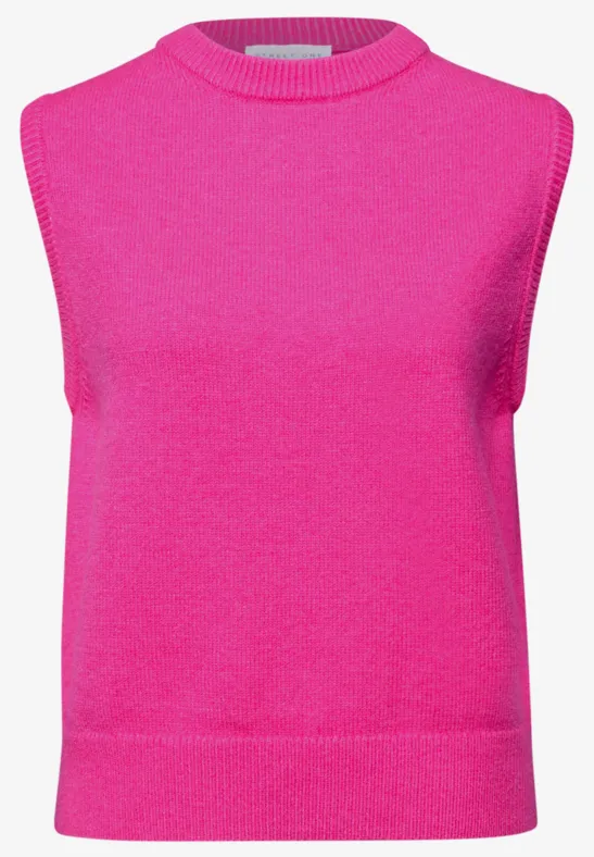 Strickpullunder ultra pink