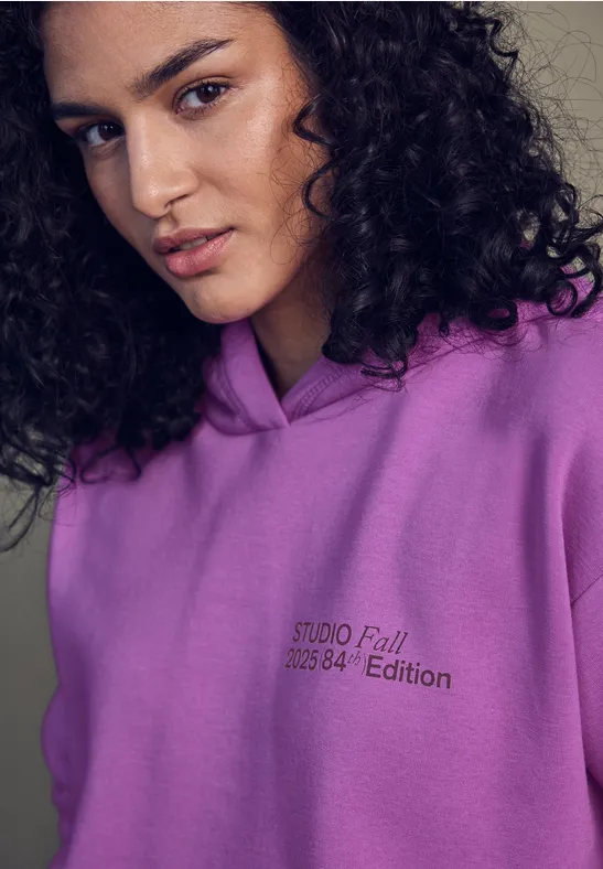 Loose Fit hoodie met artwork null