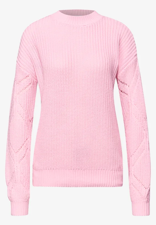 Trui met puntjes tea rose